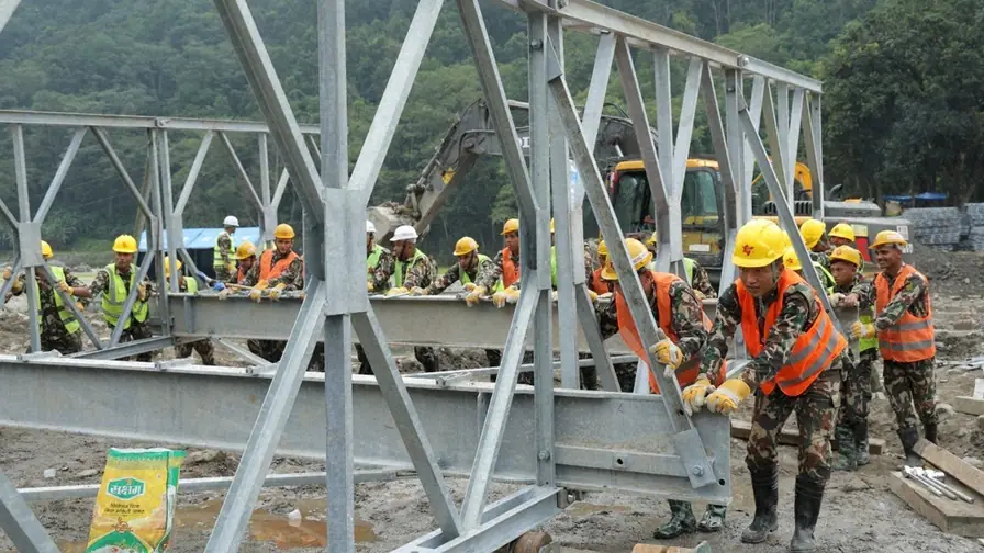 New Bailey Bridge Reconnects Isolated Nepal Disaster Zone cover